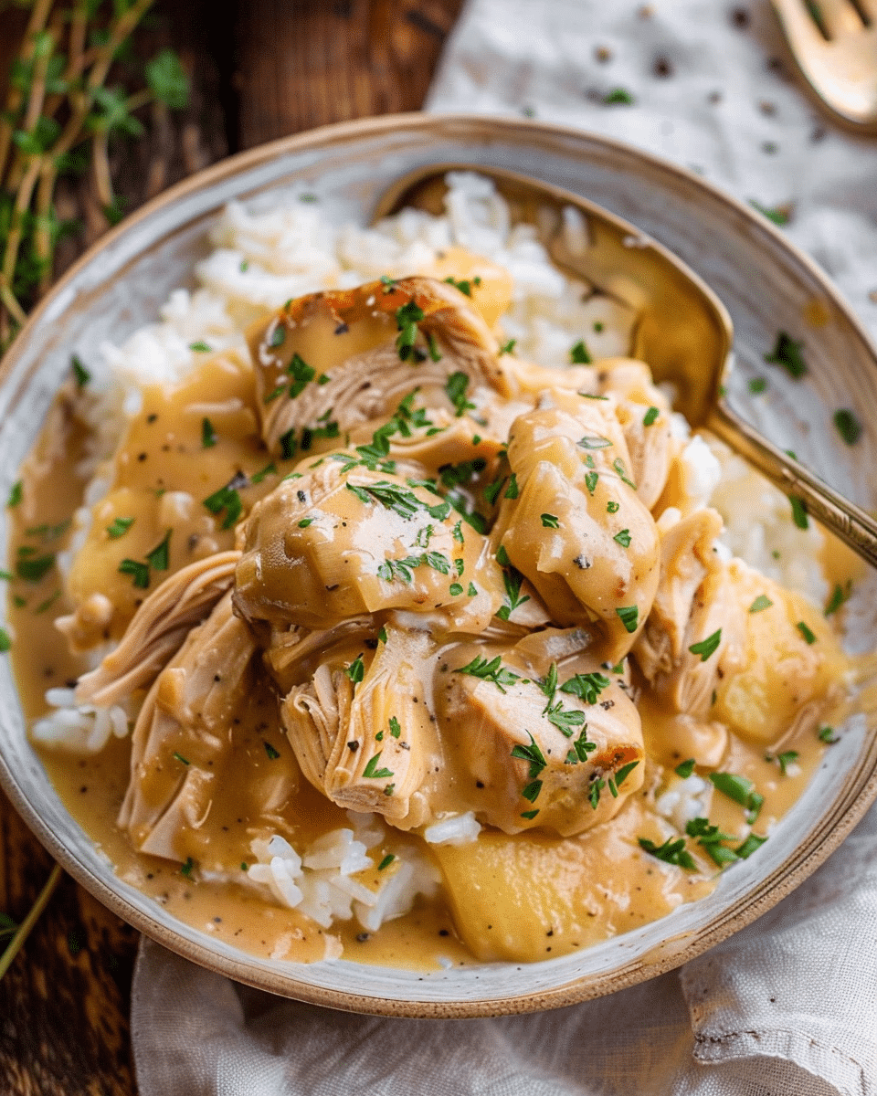 Crockpot Chicken and Gravy