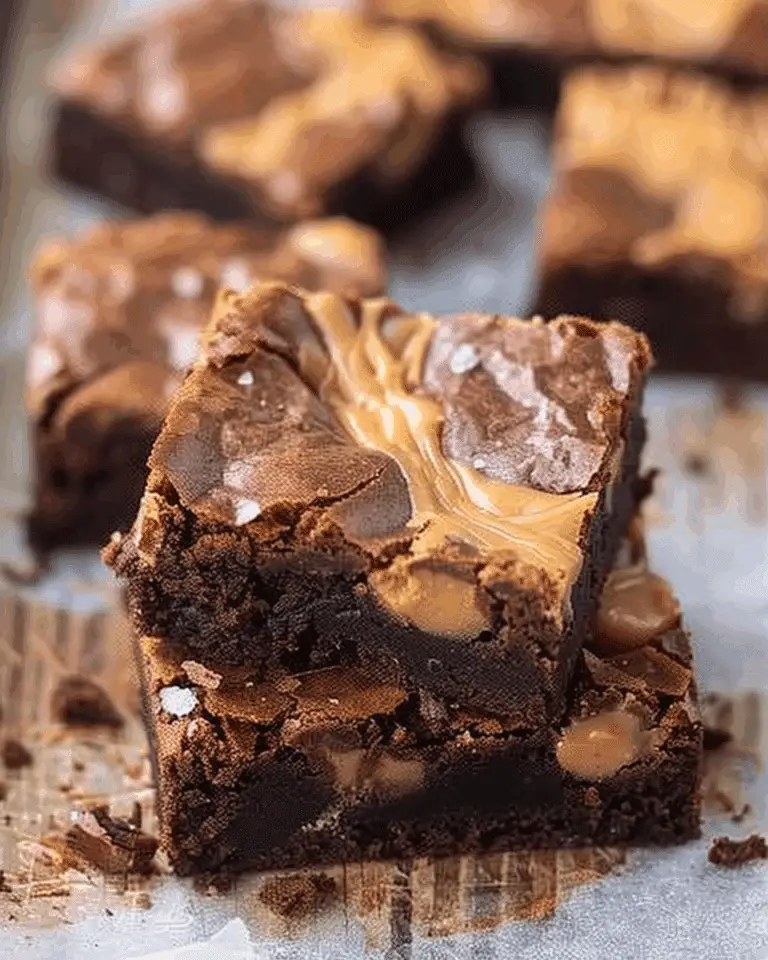 Fudgy Peanut Butter Brownies