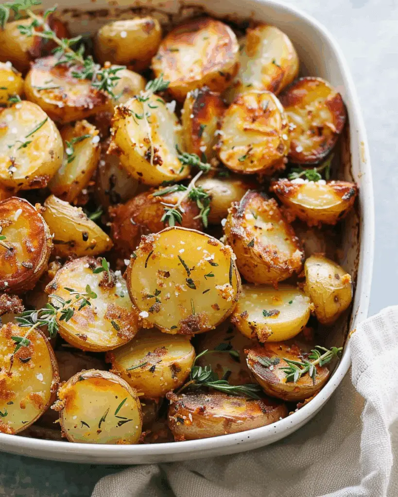 Garlic Parmesan Roasted Potatoes