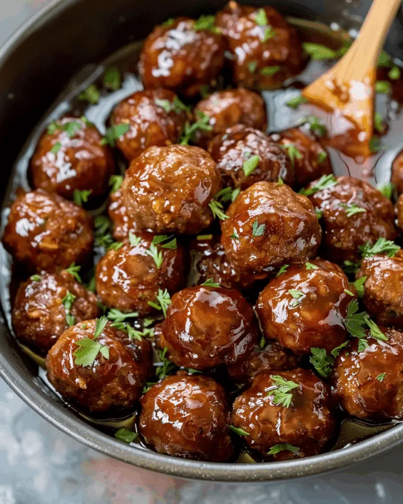 Grape Jelly Meatballs