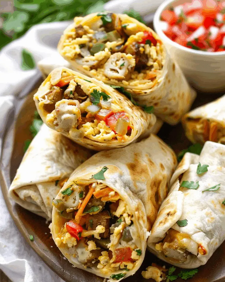 High Protein Breakfast Burrito