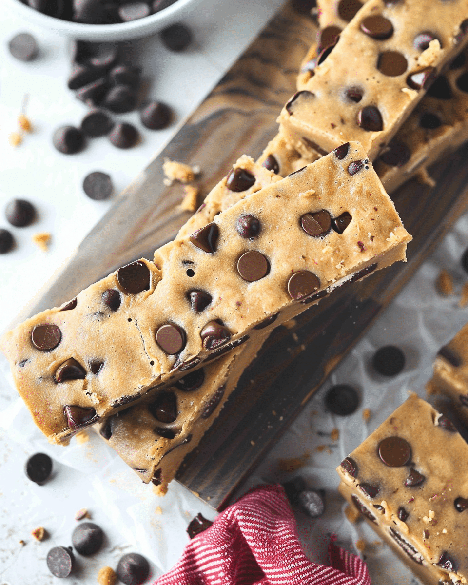 Homemade Chocolate Chip Protein Bars - Cooking With Blog