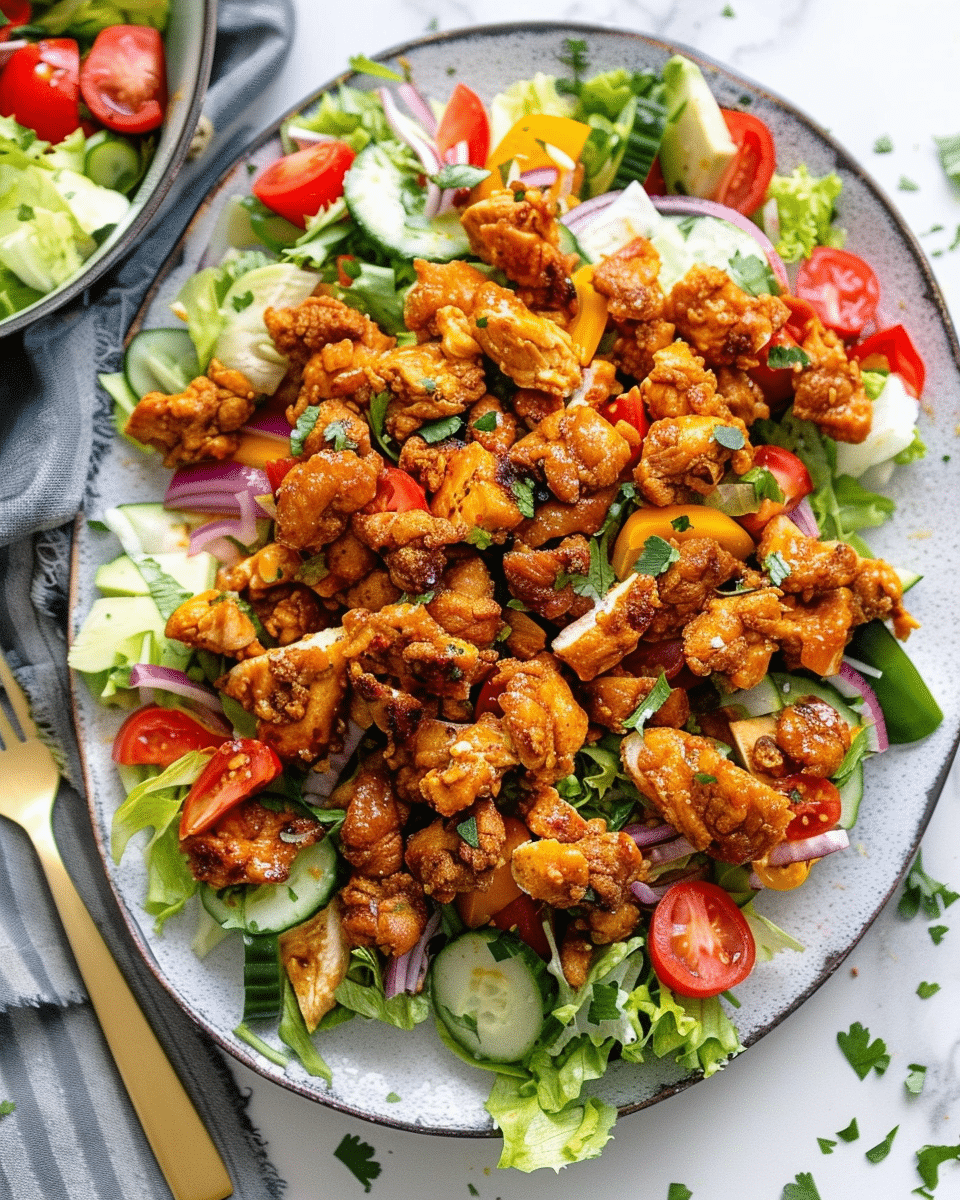 Honey Hot Chicken Salad