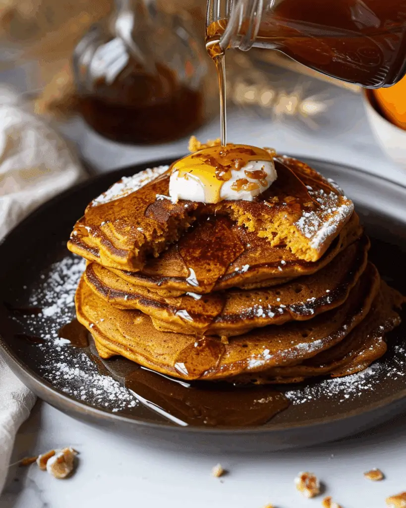 Maple-Spiced Pumpkin Pancakes