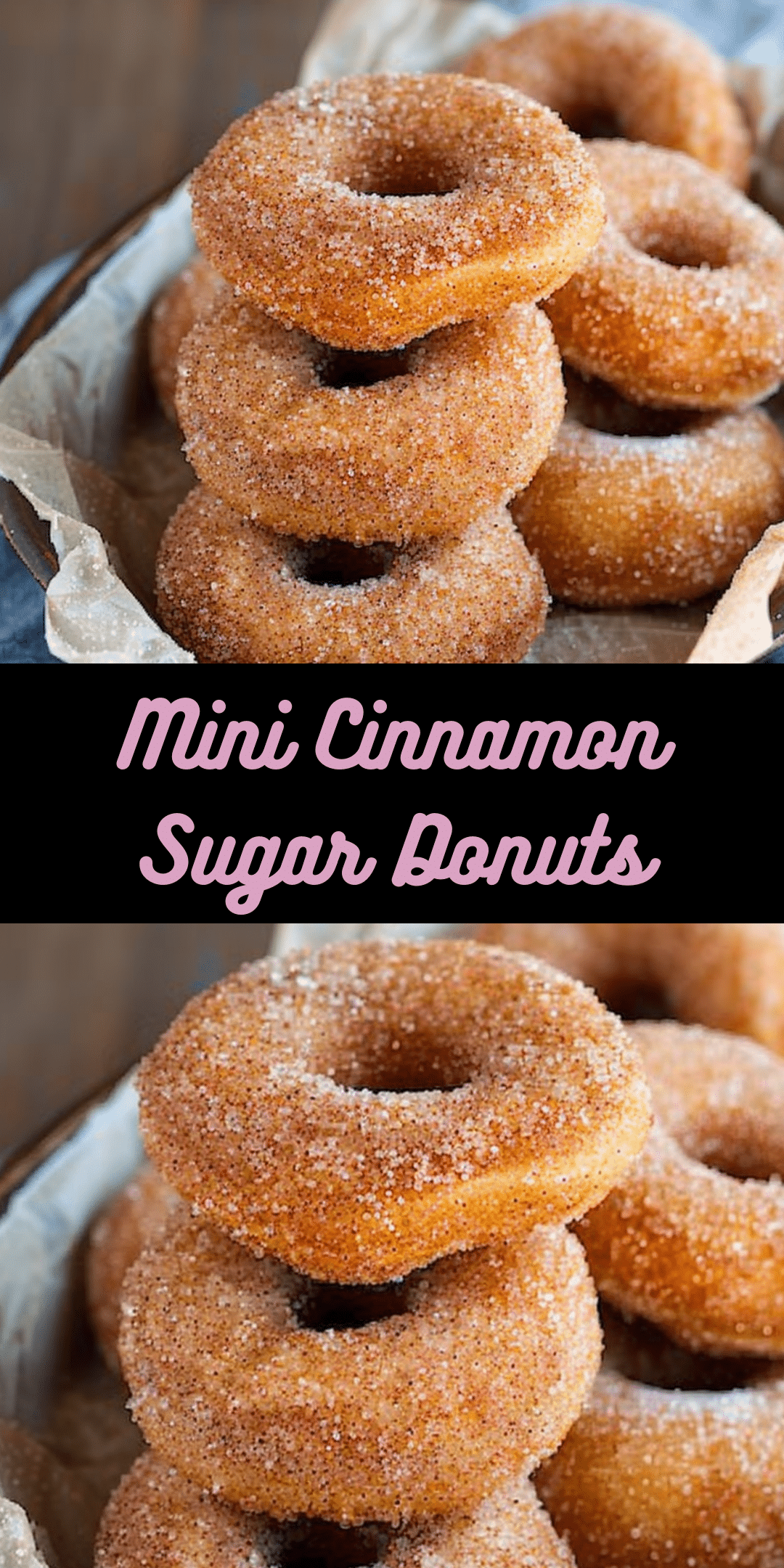 Mini Cinnamon Sugar Donuts Cooking With Blog