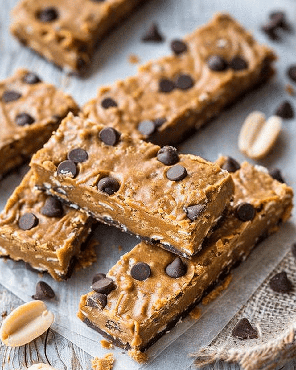 No-Bake Peanut Butter Protein Bars