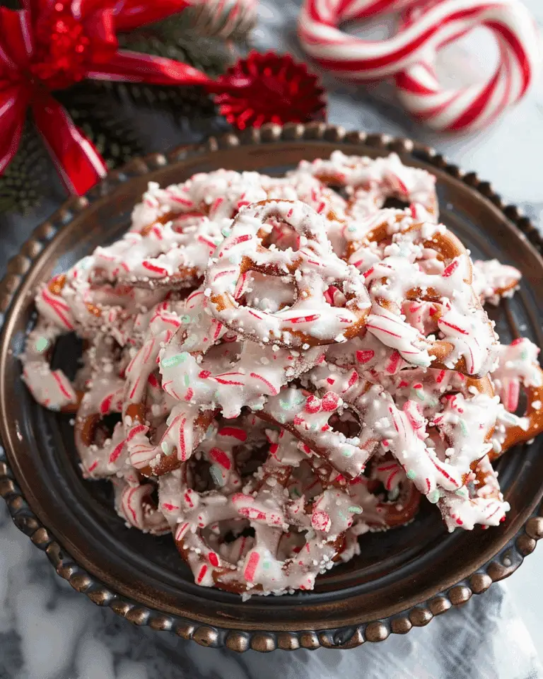 Peppermint Pretzel Crisps