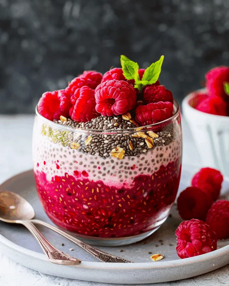 Raspberry Chia Pudding
