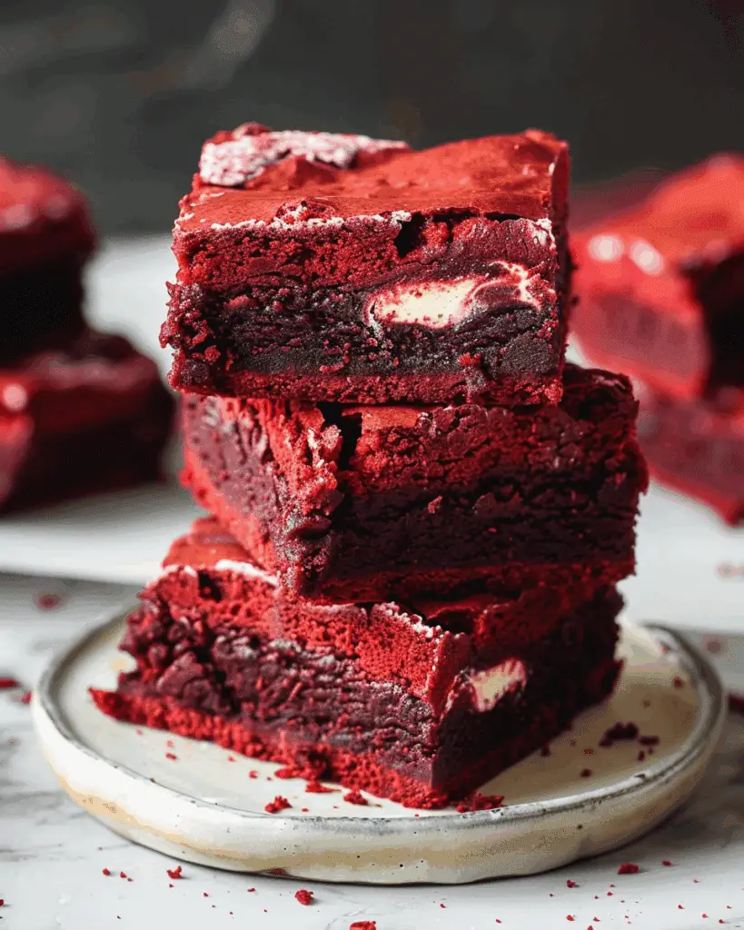 Red Velvet Brownies