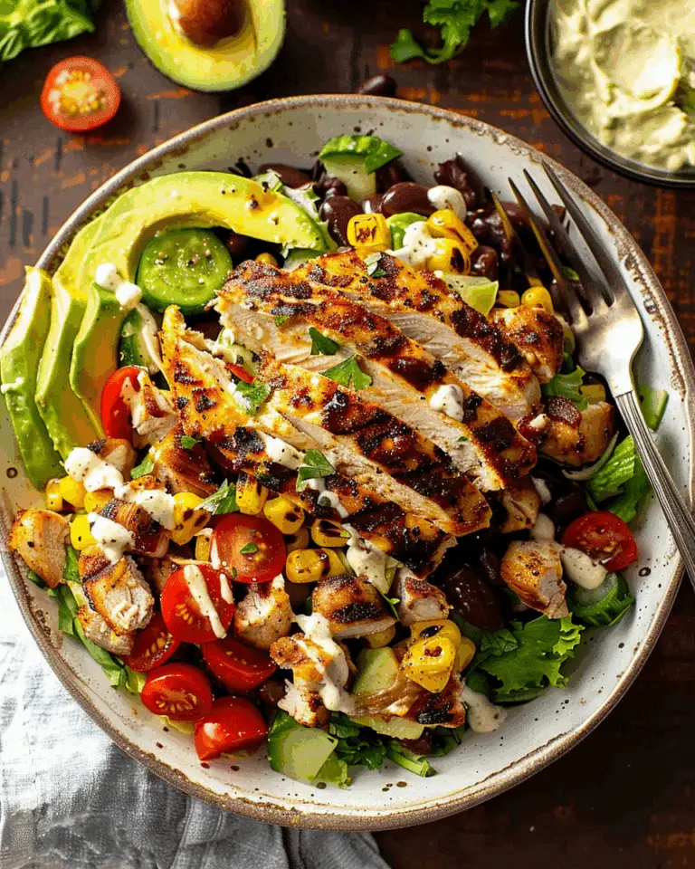 Spicy Southwest Chicken & Avocado Salad
