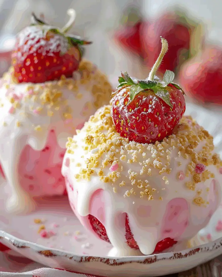 Strawberry Shortcake Candy Apples