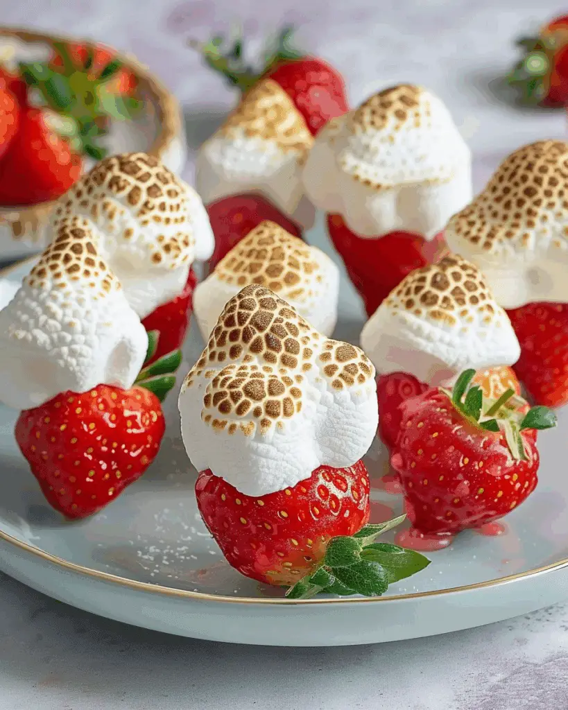 Toasted Marshmallow Strawberries