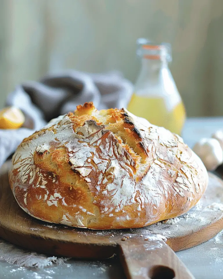 Artisan No‑Knead Bread
