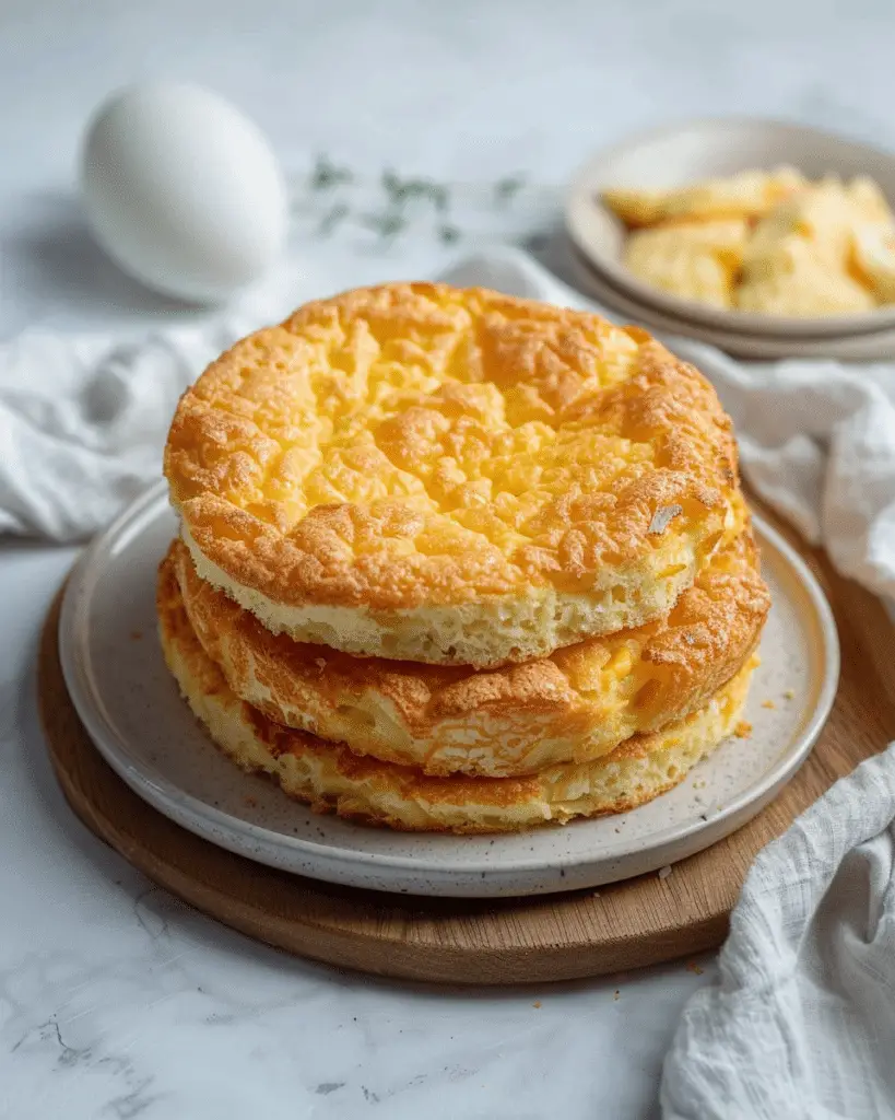 Cheese Egg Cloud Keto Bread