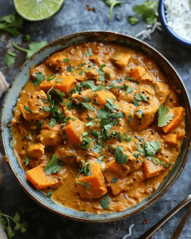 Chicken Sweet Potato Curry