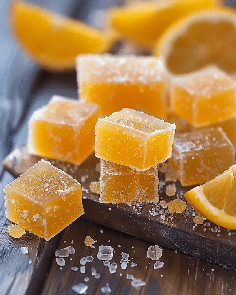 Classic Homemade Orange Candy