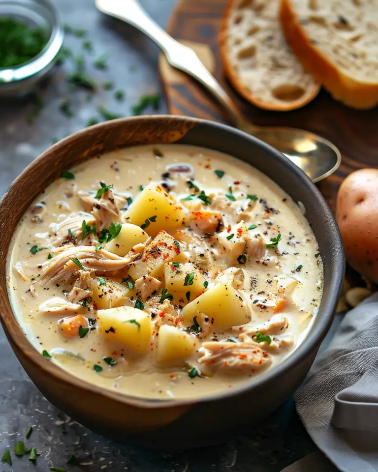 Creamy Comfort Chicken Soup with Potatoes