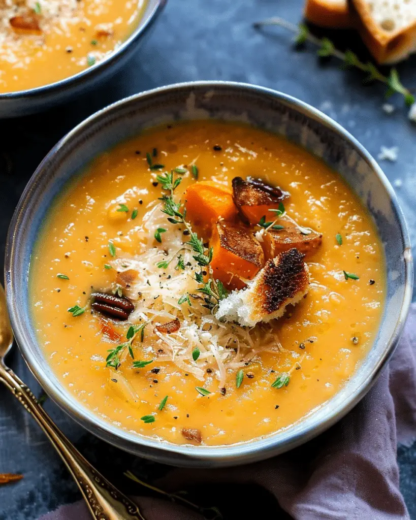 Creamy Roasted Veggie Soup