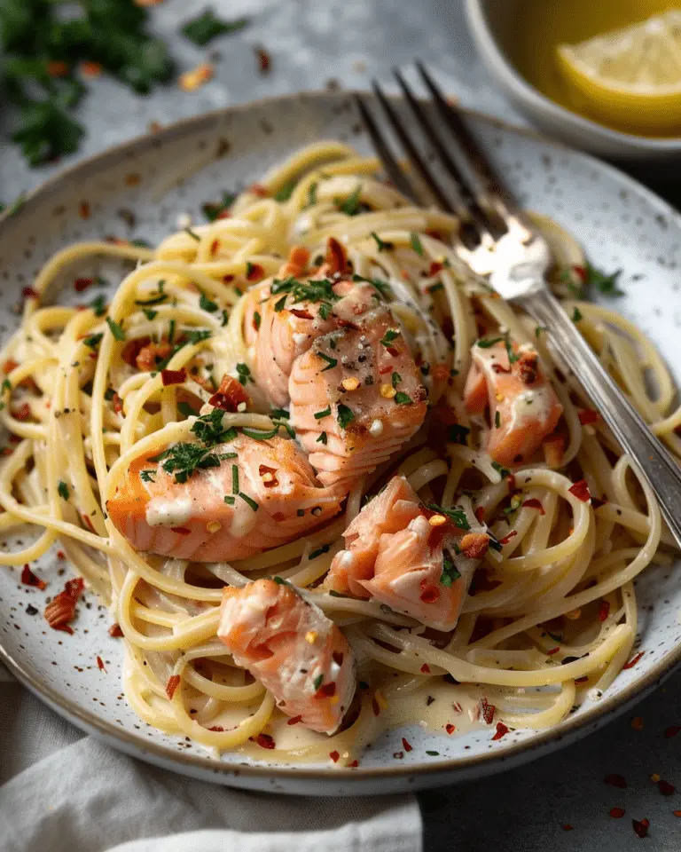 Creamy Tuscan Salmon Pasta