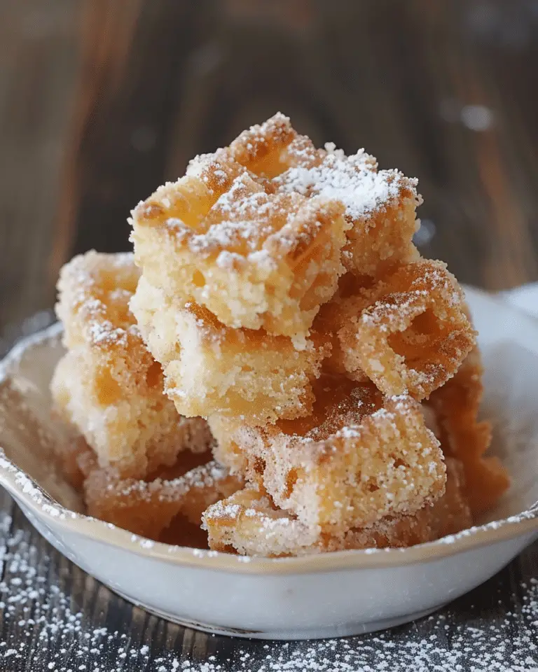 Crispy Angel Cake Churro Bites