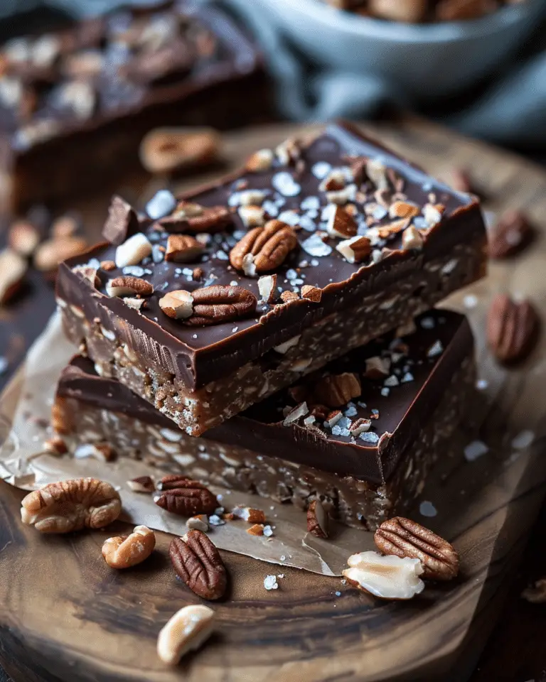 Dark Chocolate Sea Salt Nut Bars