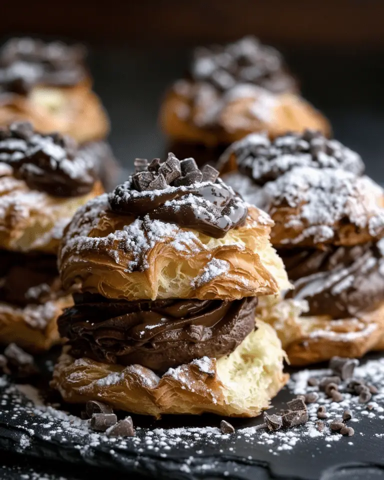 Double Chocolate Cream Puffs