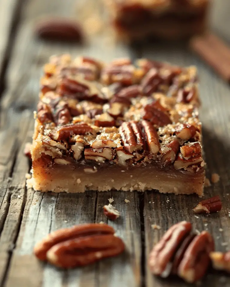 Healthy Gluten‑Free Pecan Pie Bars