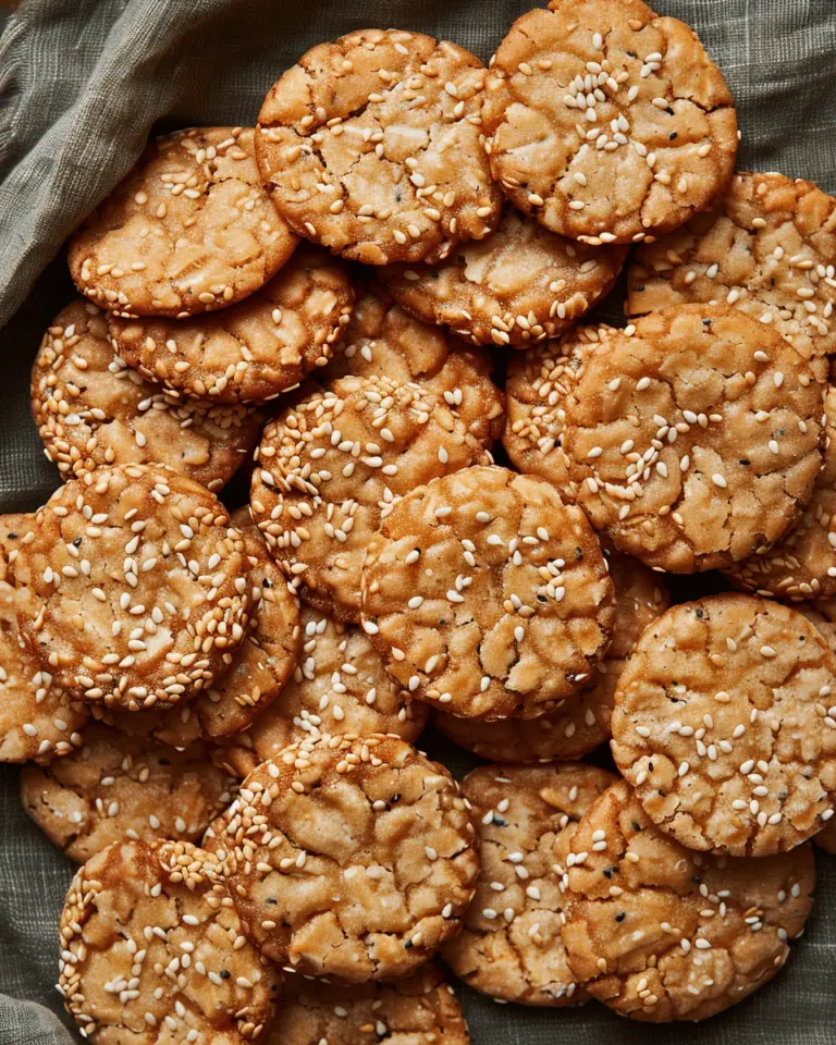 Honey‑Sesame Chewy Cookies