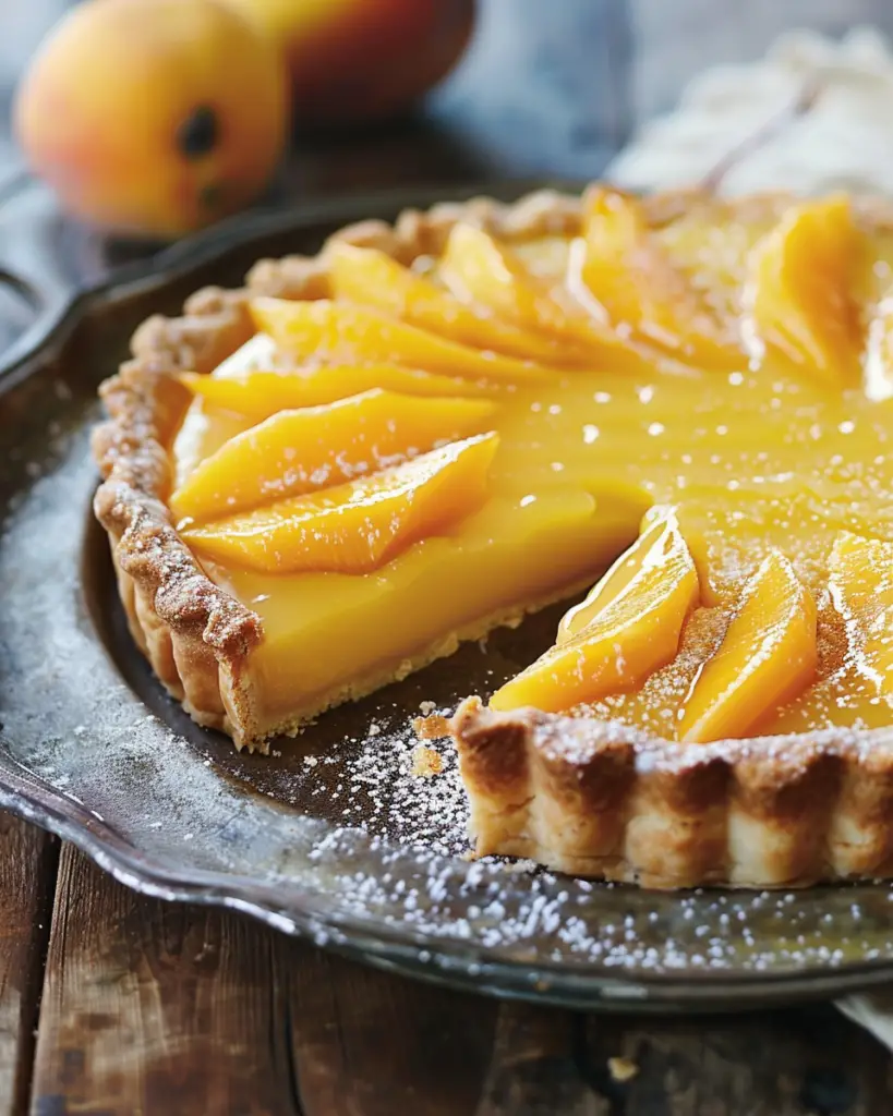Mango Curd Tart