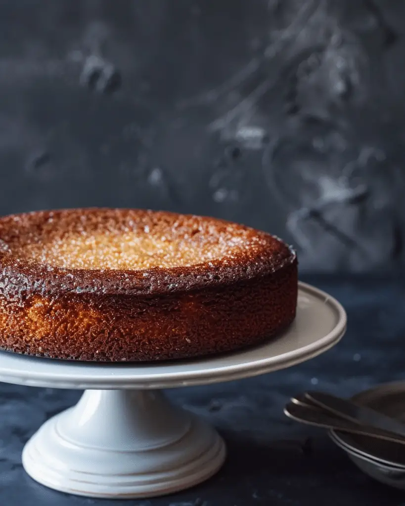 Moist Persian Date Cake with Cinnamon and Cardamom