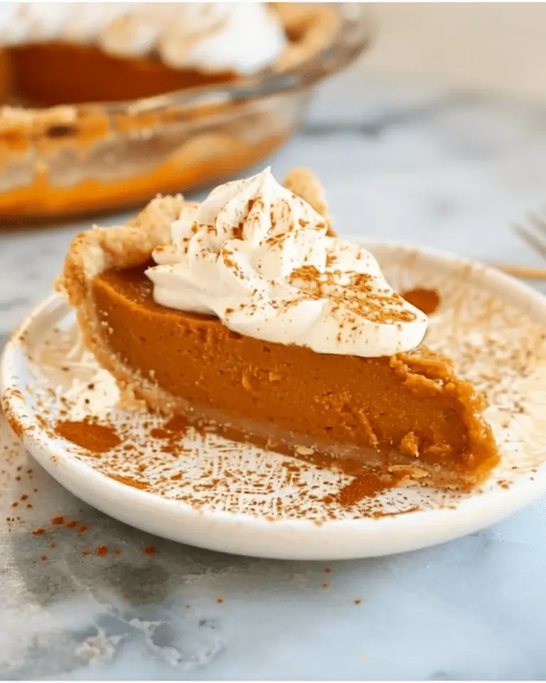 No Bake Pumpkin Pie