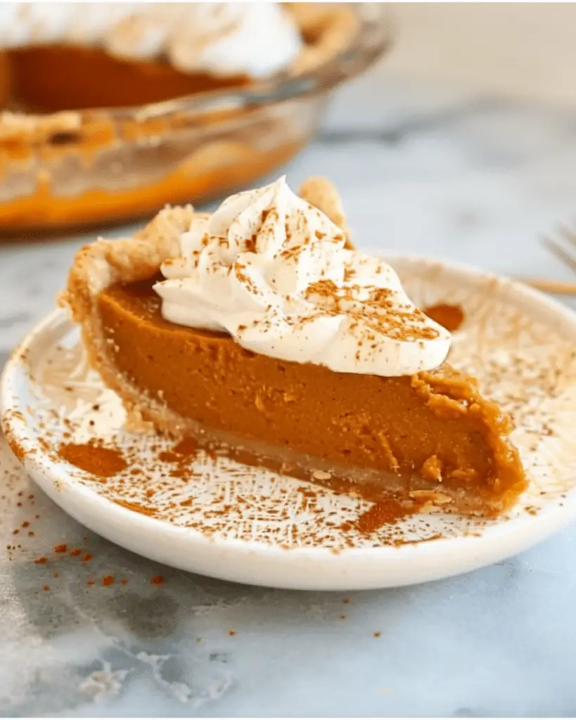 No Bake Pumpkin Pie