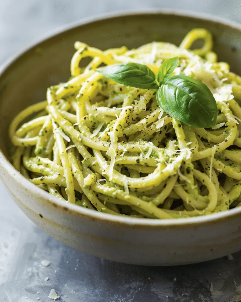One-Pot Creamy Pesto Pasta