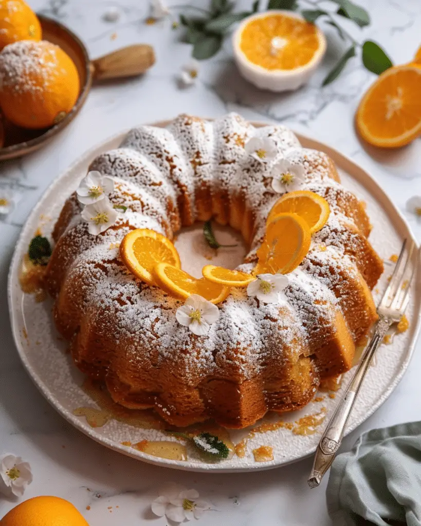 Orange Ginger Honey Cakes