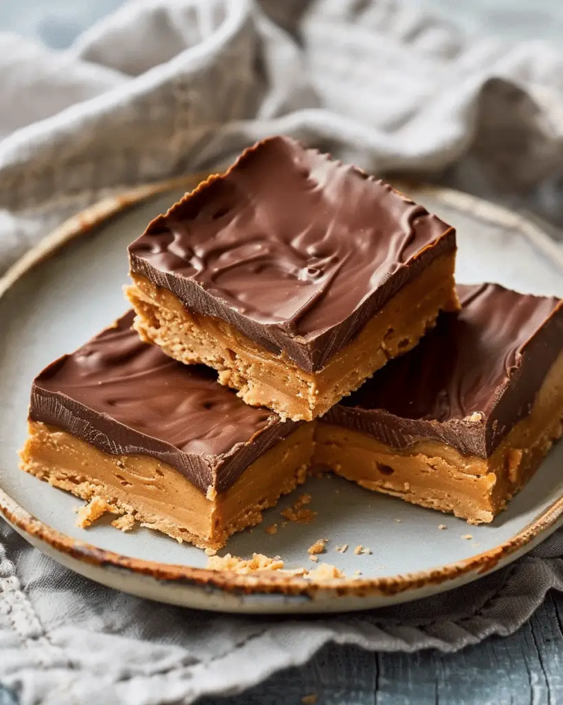 Peanut Butter Chocolate Squares