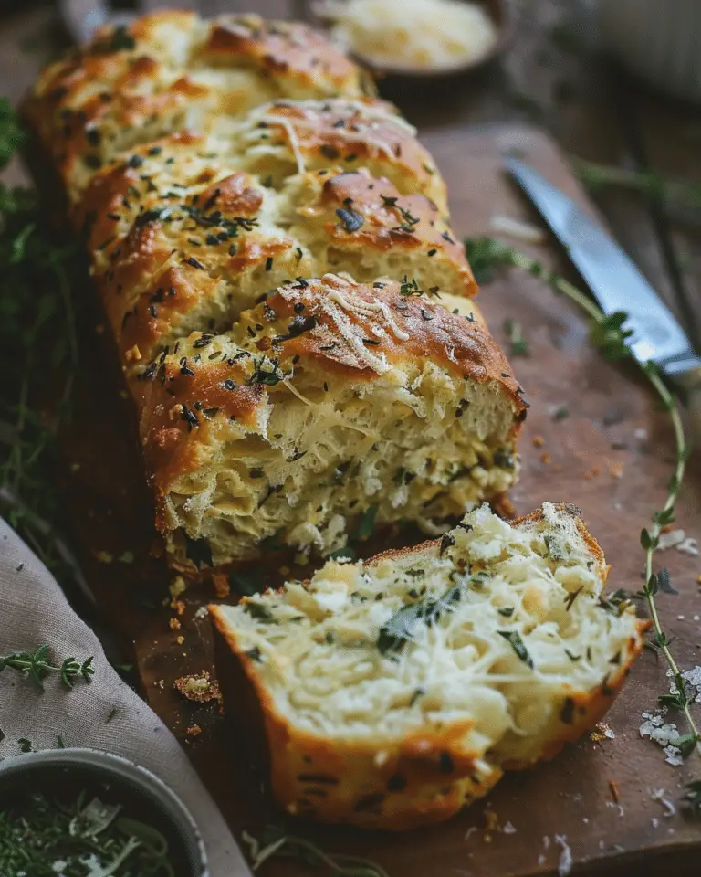 Savory Italian Herb & Cheese Bread