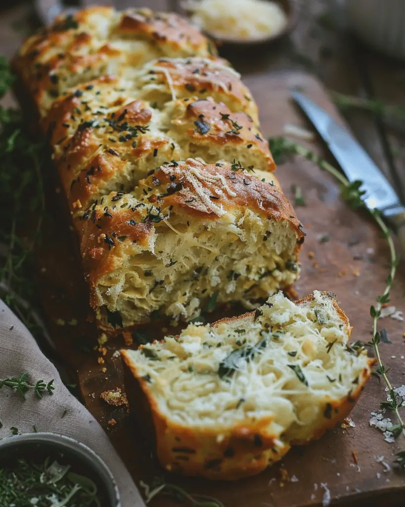 Savory Italian Herb & Cheese Bread