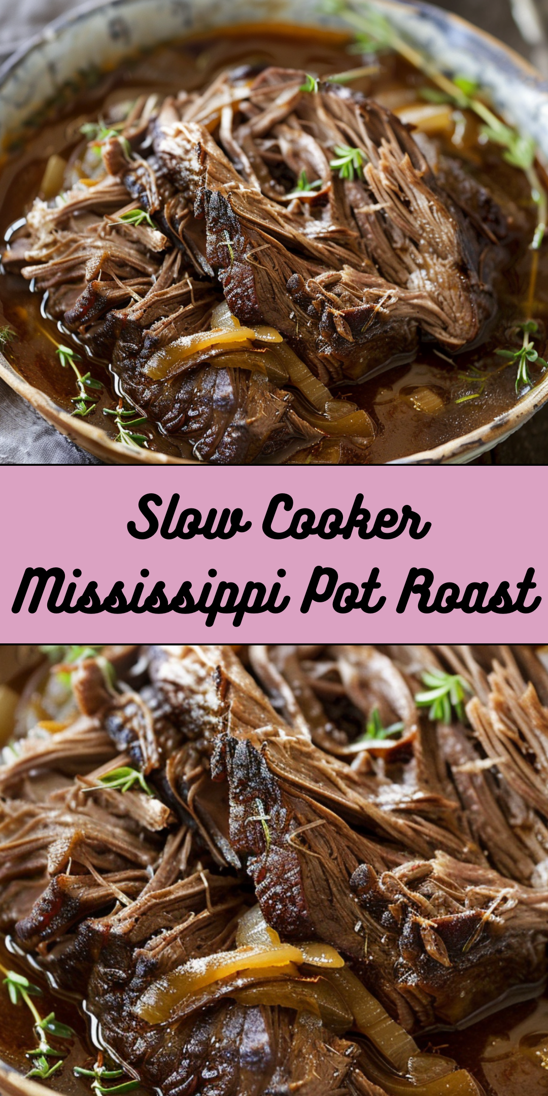 Slow Cooker Mississippi Pot Roast - Cooking With Blog
