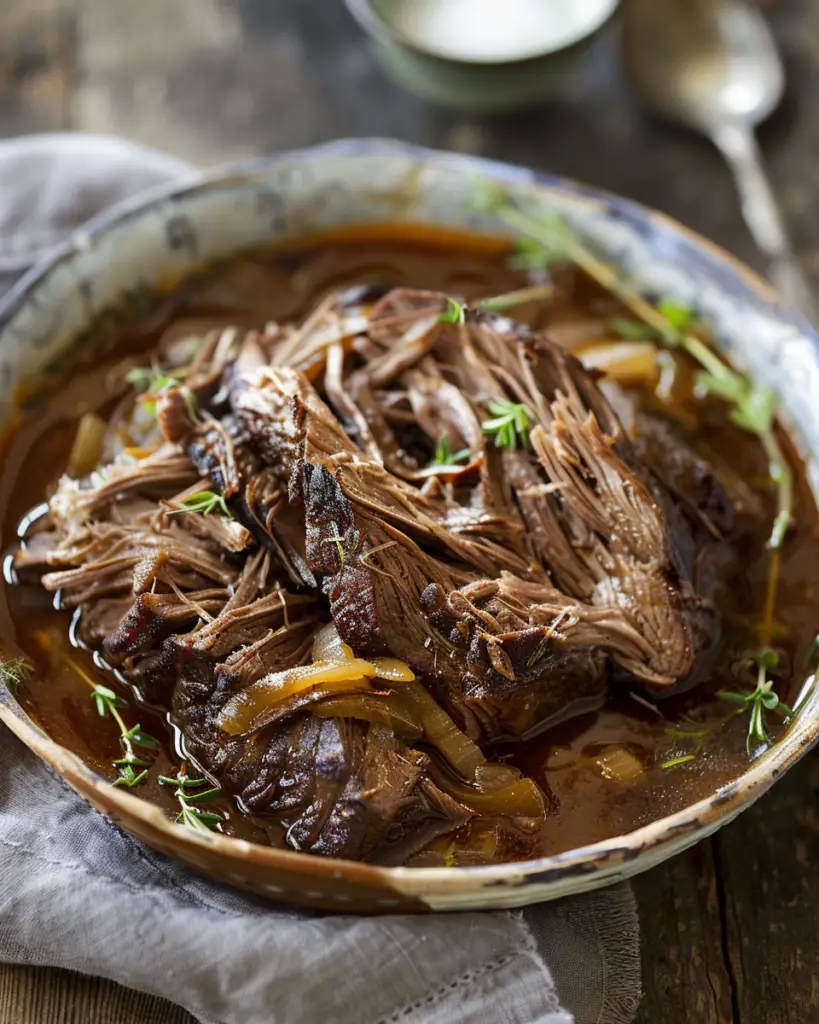 Slow Cooker Mississippi Pot Roast