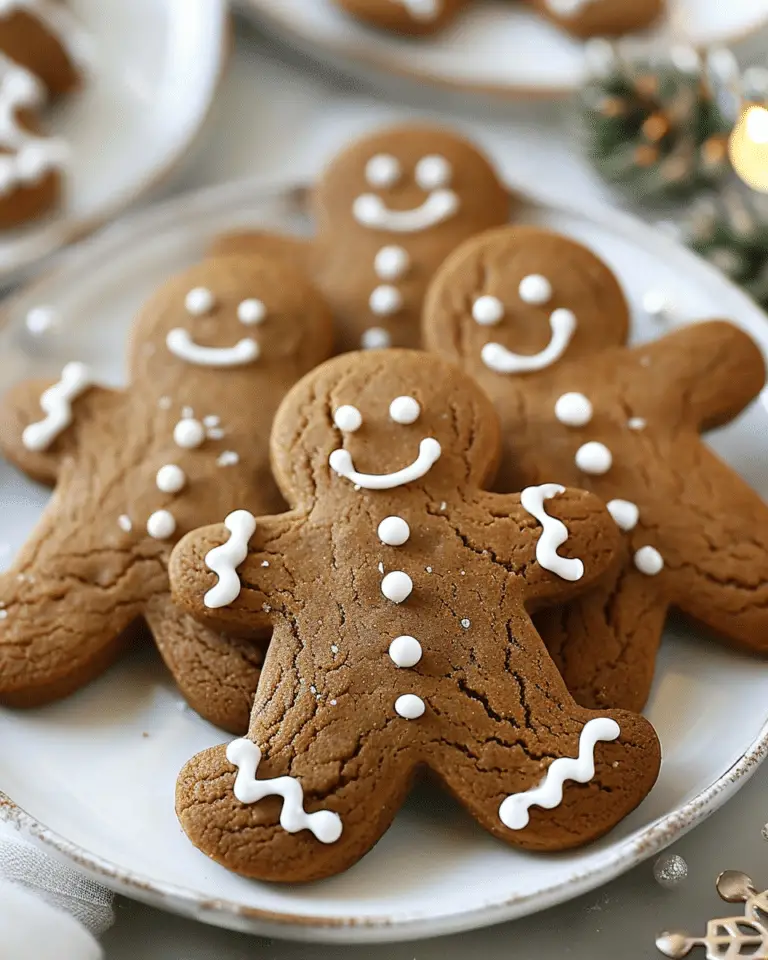Soft & Chewy Gingerbread Men Cookies
