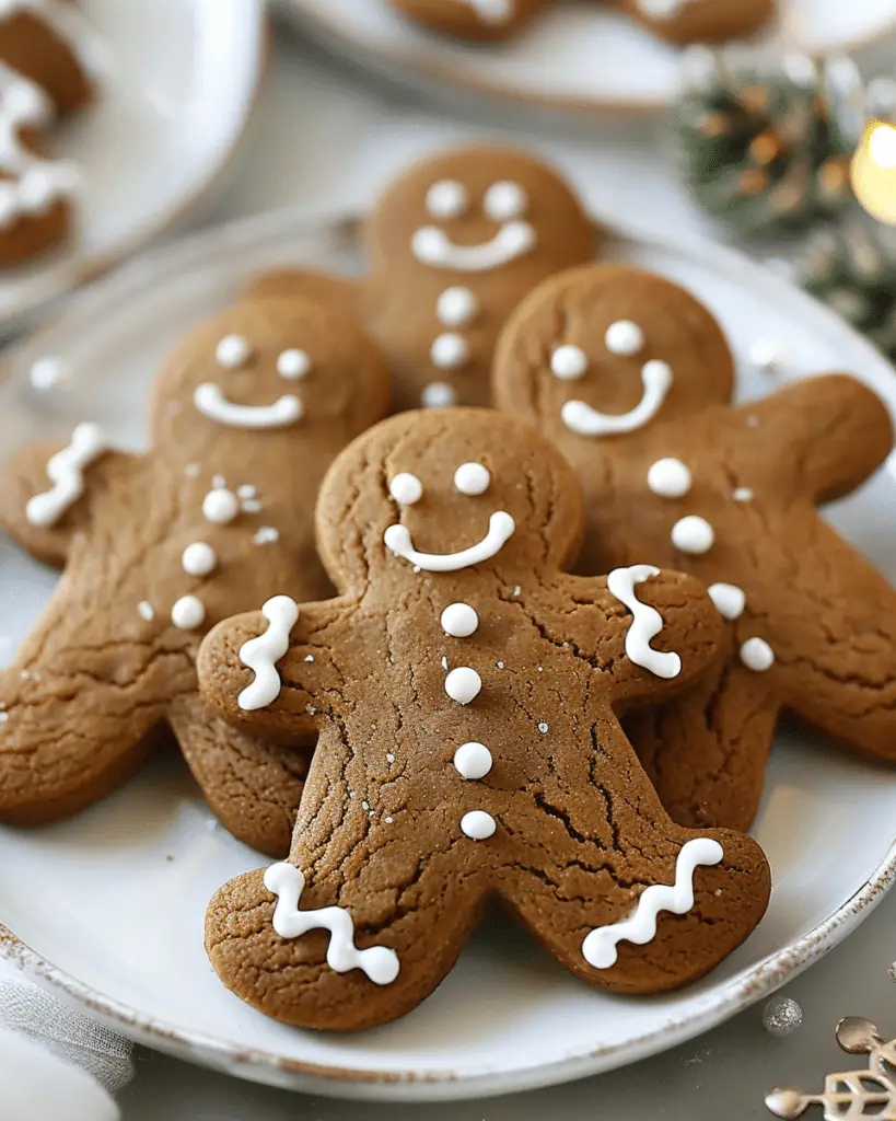 Soft & Chewy Gingerbread Men Cookies