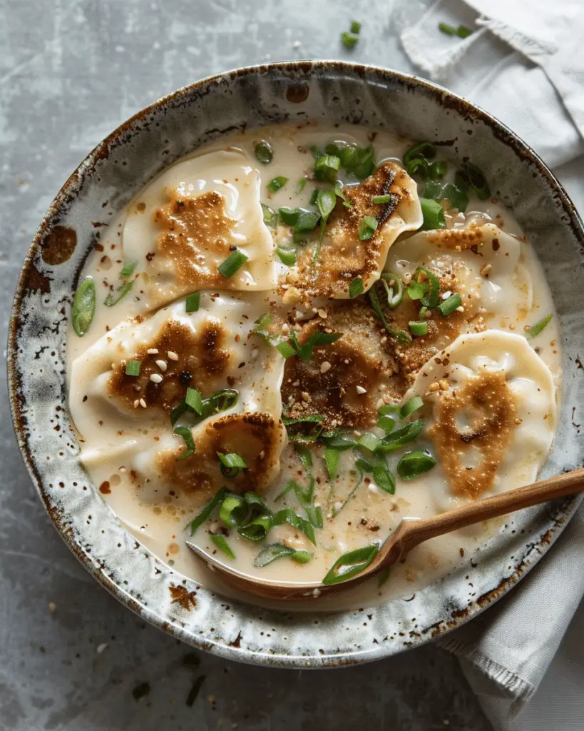 Thai Potsticker Coconut Broth