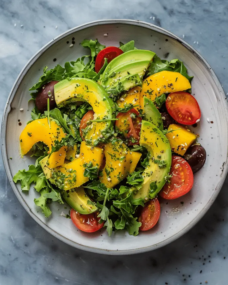 Avocado Mango Salad