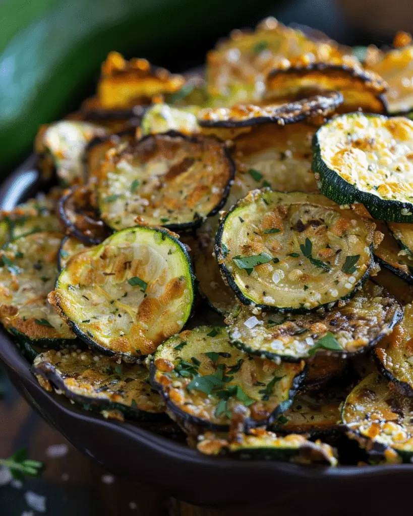 Baked Zucchini Chips