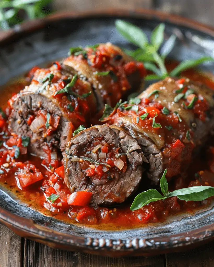 Beef Braciole (Involtini)