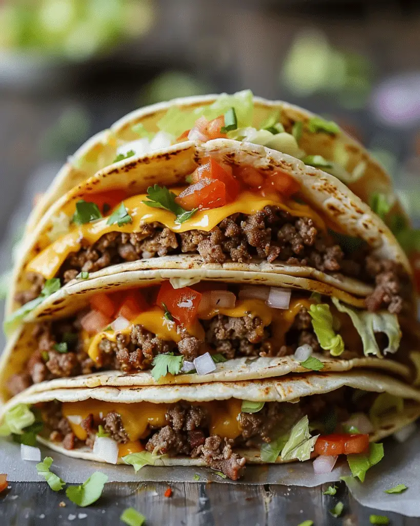Big Mac Style Smash Burger Tacos