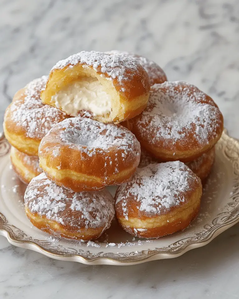 Bomboloni – Italian Cream-Filled Donuts