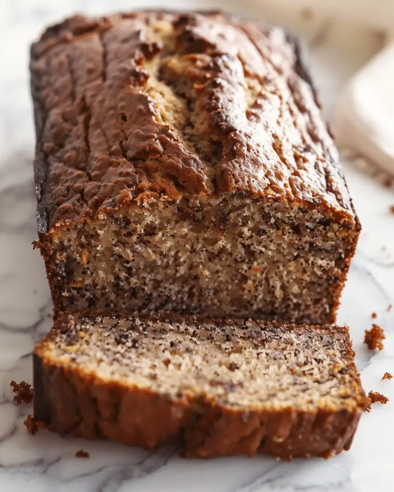 Caramelized Banana Quick Bread