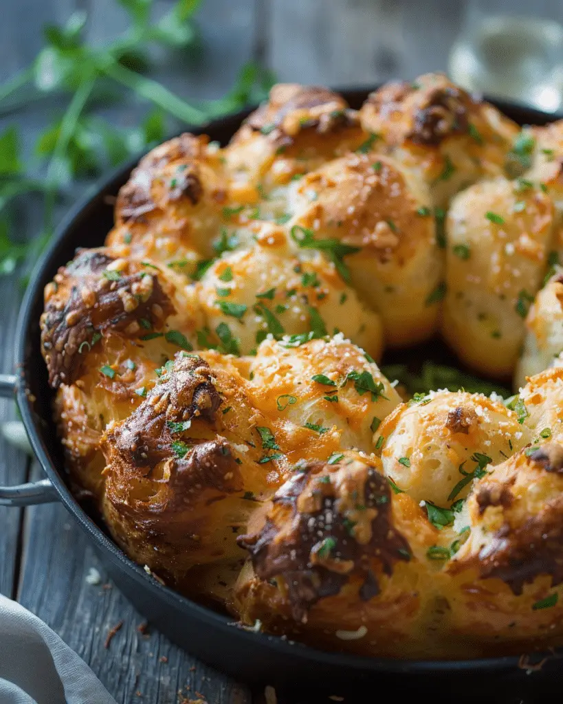 Cheesy Garlic Monkey Bread