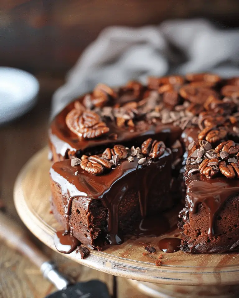Chocolate Turtle Cake